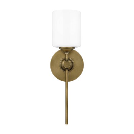 QUOIZEL Aria 1-Light Weathered Brass Wall Sconce ARI8605WS